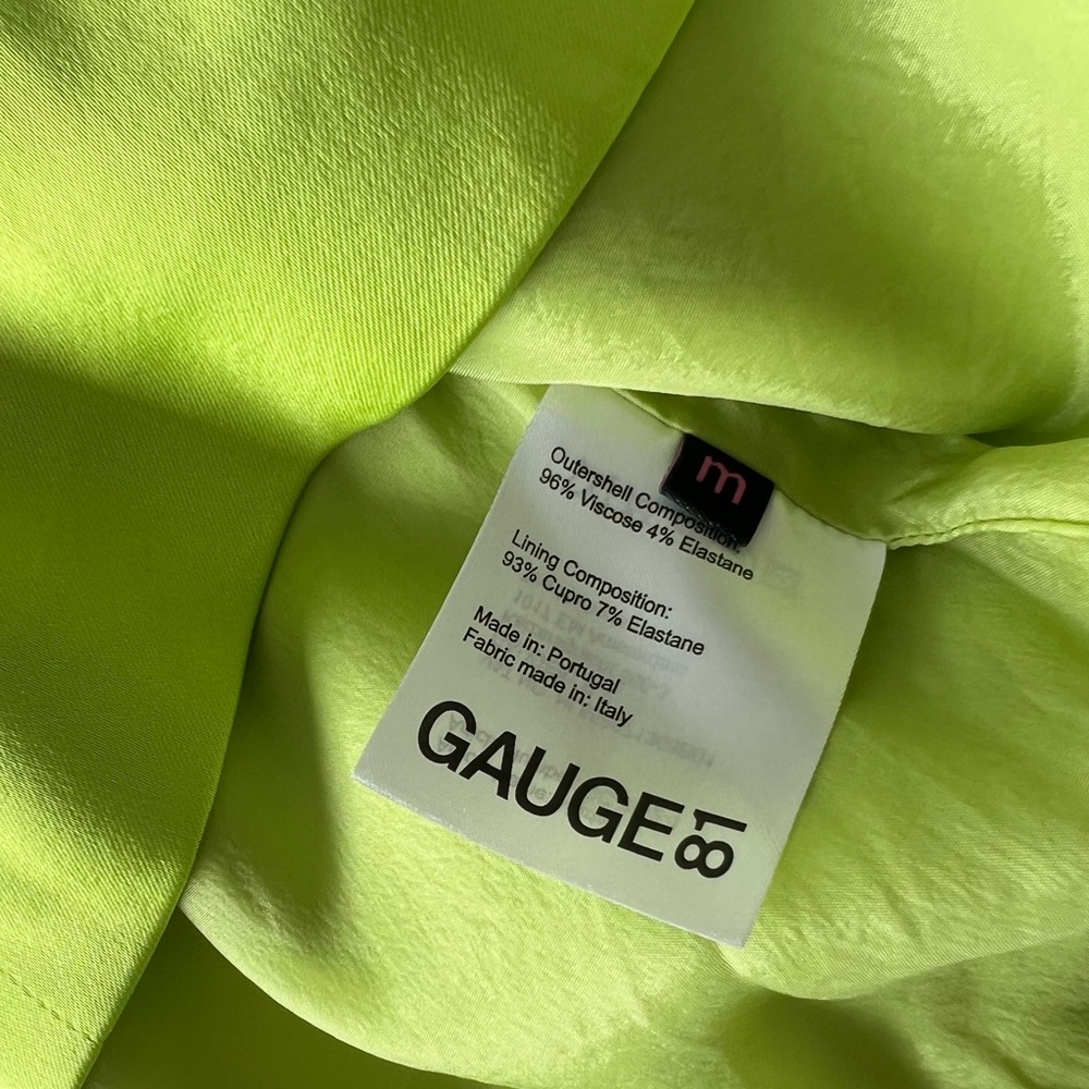 GAUGE81 Medium Green Marta Cutout Satin Mini Dress - Picture 10 of 13